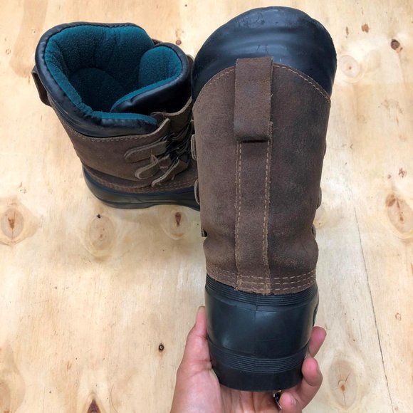 Kid's L.L Bean Winter Boots Brown Size 2 Kids - Picture 5 of 8